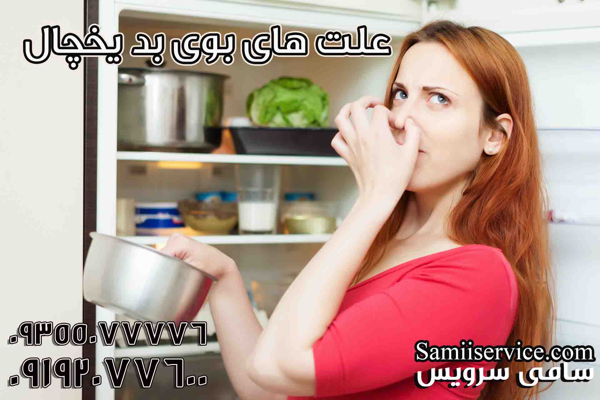 ۷ علت بوی بد یخچال