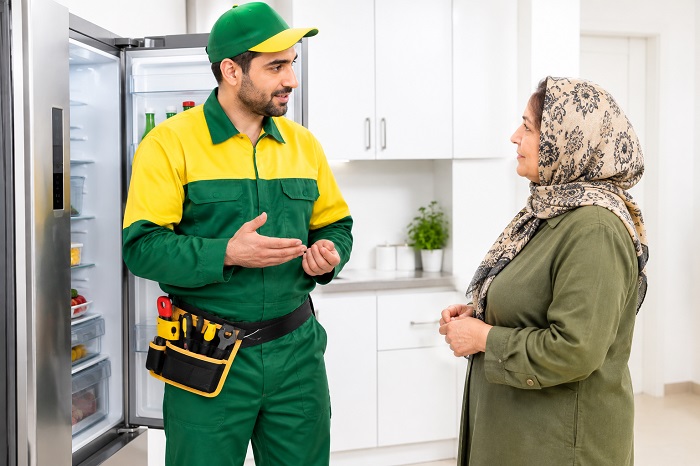 راهنمای گامبهگام روش تعویض فیلتر بیرونی یخچال هیمالیا